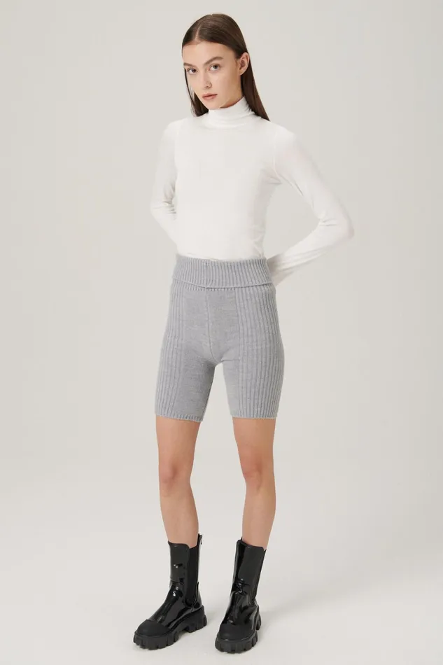 Storets Quinn Sweater Biker Shorts Women Shorts