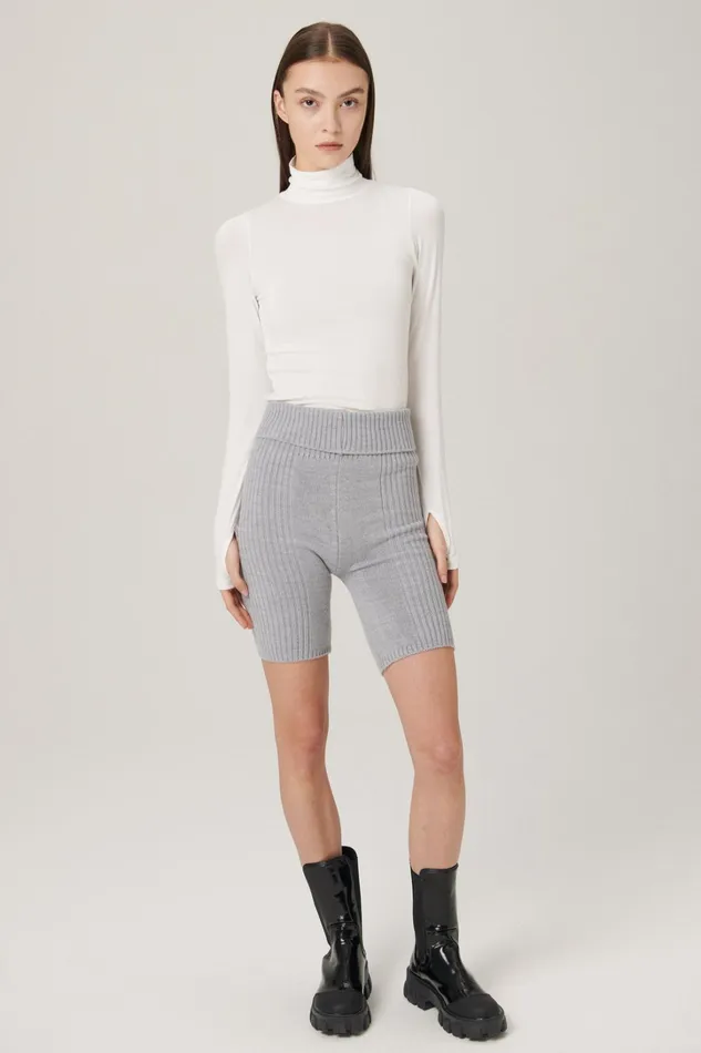 Storets Quinn Sweater Biker Shorts Women Shorts
