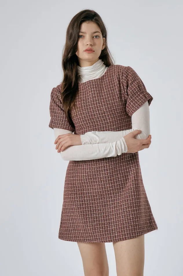 Storets Scarlett Tweed Mini Dress Women Mini Dresses