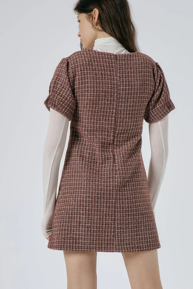 Storets Scarlett Tweed Mini Dress Women Mini Dresses Storets Scarlett Tweed Mini Dress Women Mini Dresses