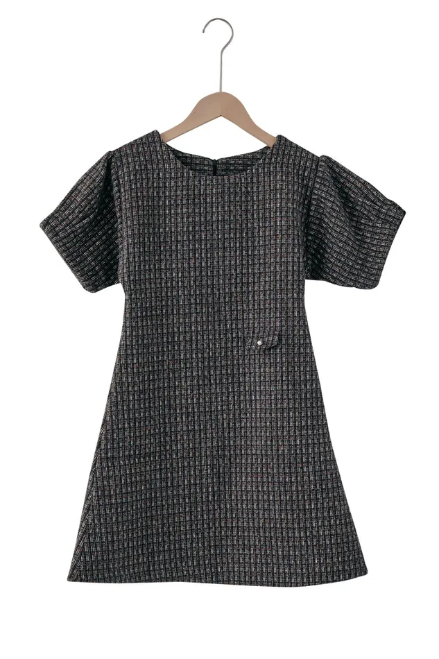 Storets Scarlett Tweed Mini Dress Women Mini Dresses Storets Scarlett Tweed Mini Dress Women Mini Dresses