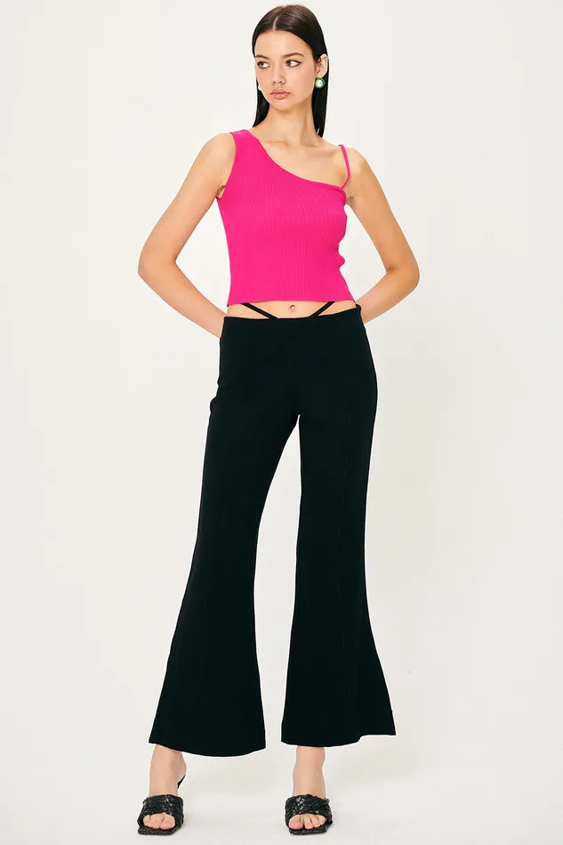 Storets Shelby Bootcut Strap Pants Women Trousers