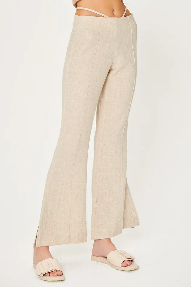 Storets Shelby Bootcut Strap Pants Women Trousers