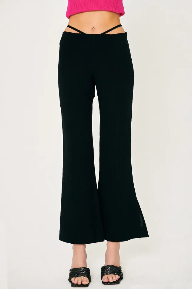 Storets Shelby Bootcut Strap Pants Women Trousers