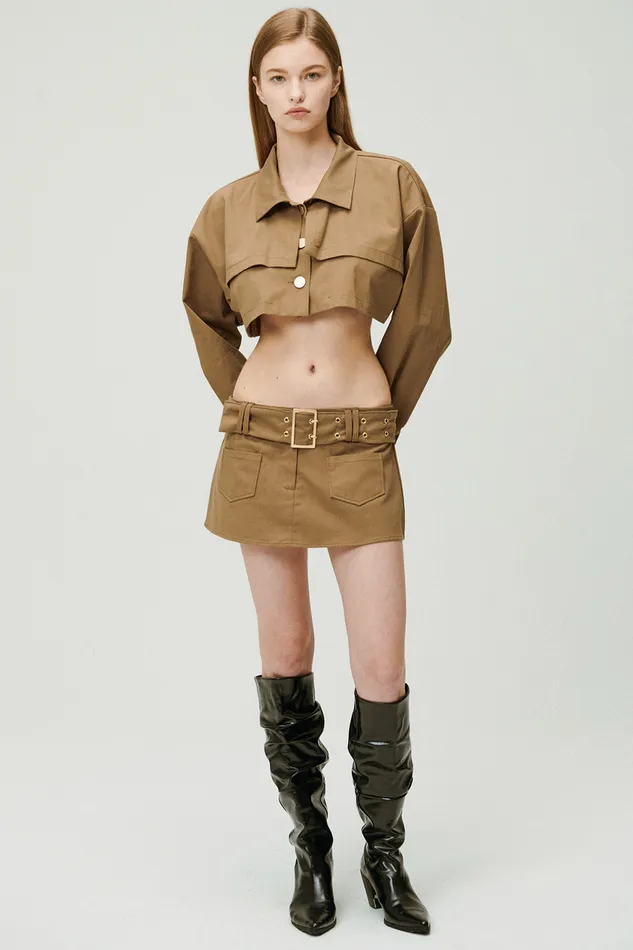 Storets Tiffany Lowrise Skirt WBelt Women Skirts