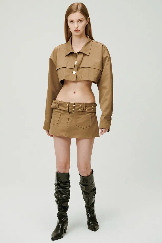Storets Tiffany Lowrise Skirt WBelt Women Skirts