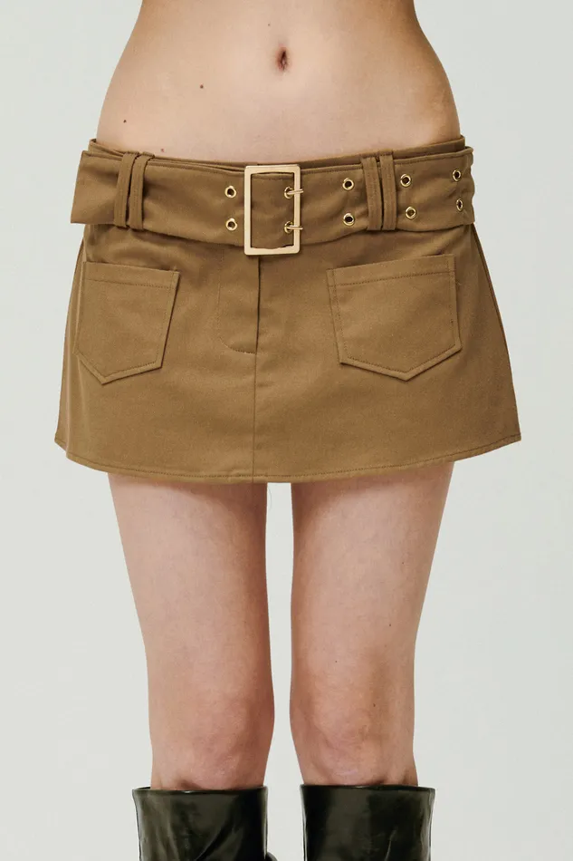 Storets Tiffany Lowrise Skirt WBelt Women Skirts