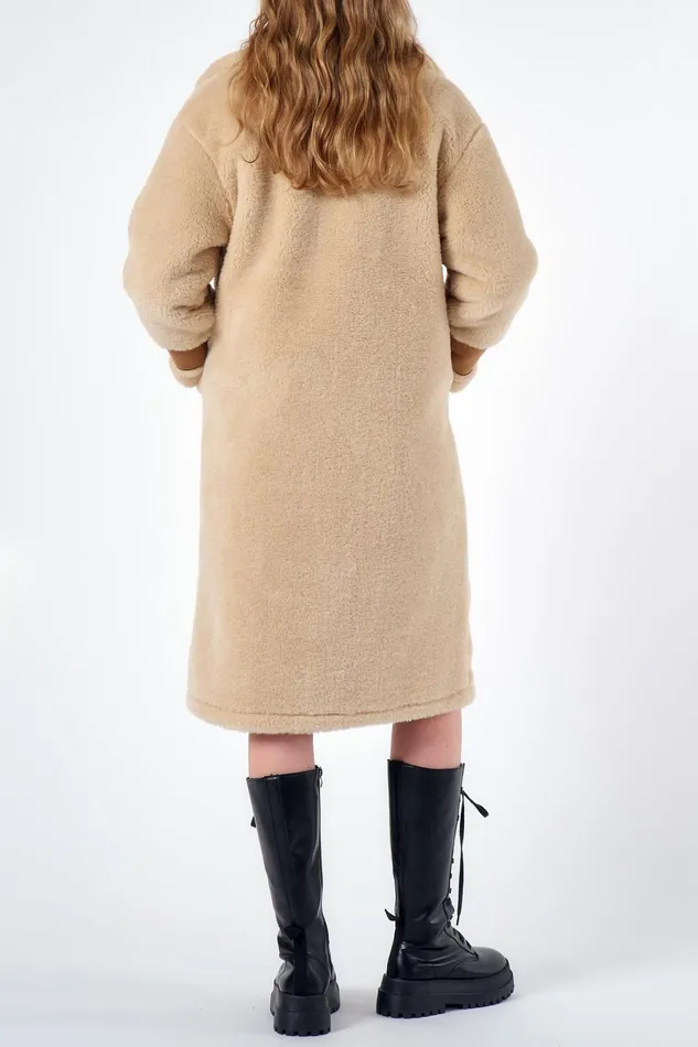 Storets Victoria Shearling Long Coat Women Jackets and Coats Storets Victoria Shearling Long Coat Women Jackets and Coats