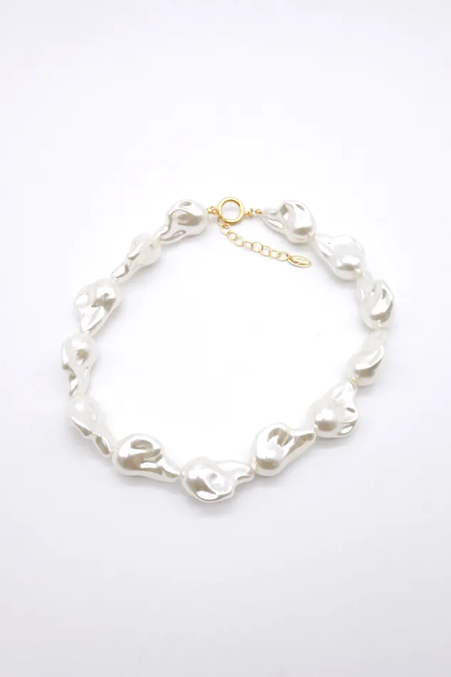 Storets Zelie Baroque Pearl Necklace Women Jewelry