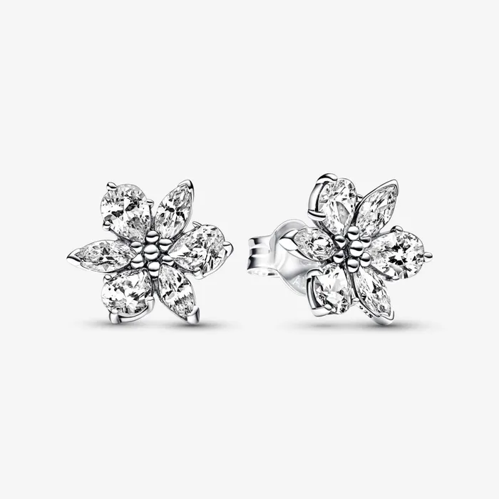 Stud Earrings Women Pandora Sparkling Herbarium Cluster Stud Earrings Sterling Silver