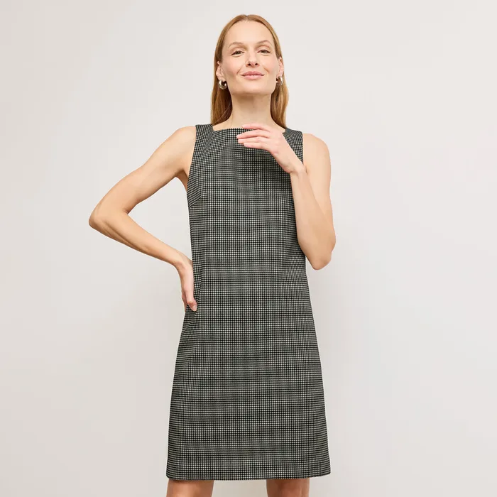 Suiting M M LaFleur Women The Joanie Shift Dress 8211 Knit Suiting Classic Check