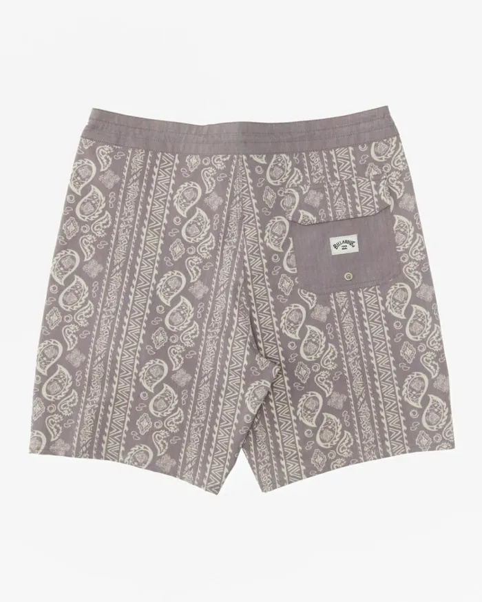 Sundays Lo Tide 19034 Boardshorts Plum Men Billabong Side Pockets