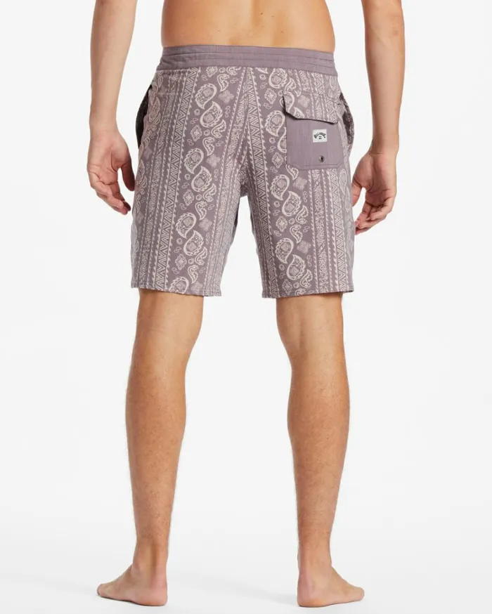 Sundays Lo Tide 19034 Boardshorts Plum Men Billabong Side Pockets