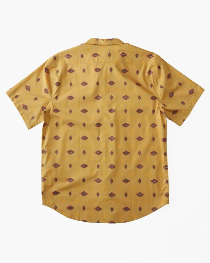 Sundays Mini Short Sleeve Shirt Gold Men Billabong Shirts