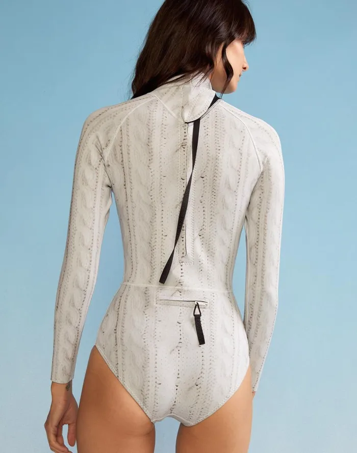 Surf and Swim Women Cynthia Rowley Cable Knit Wetsuit