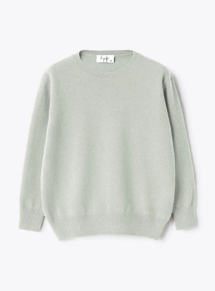 Sweaters And Cardigans Boy 216 Il Gufo Cashmere Crew Neck Sweater