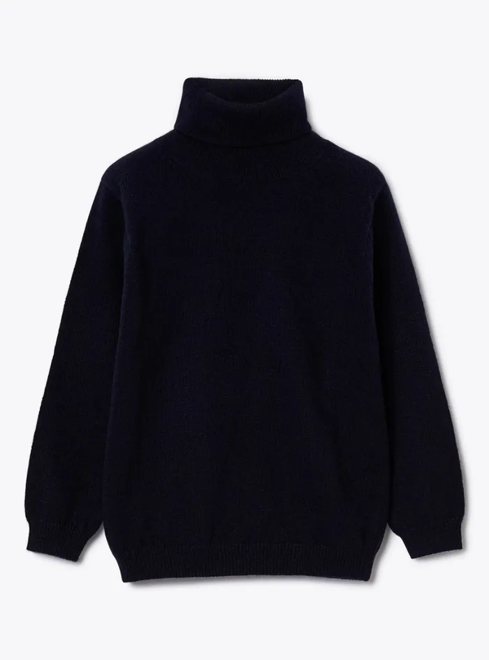 Sweaters And Cardigans Boy 216 Il Gufo Turtleneck Wool Sweater