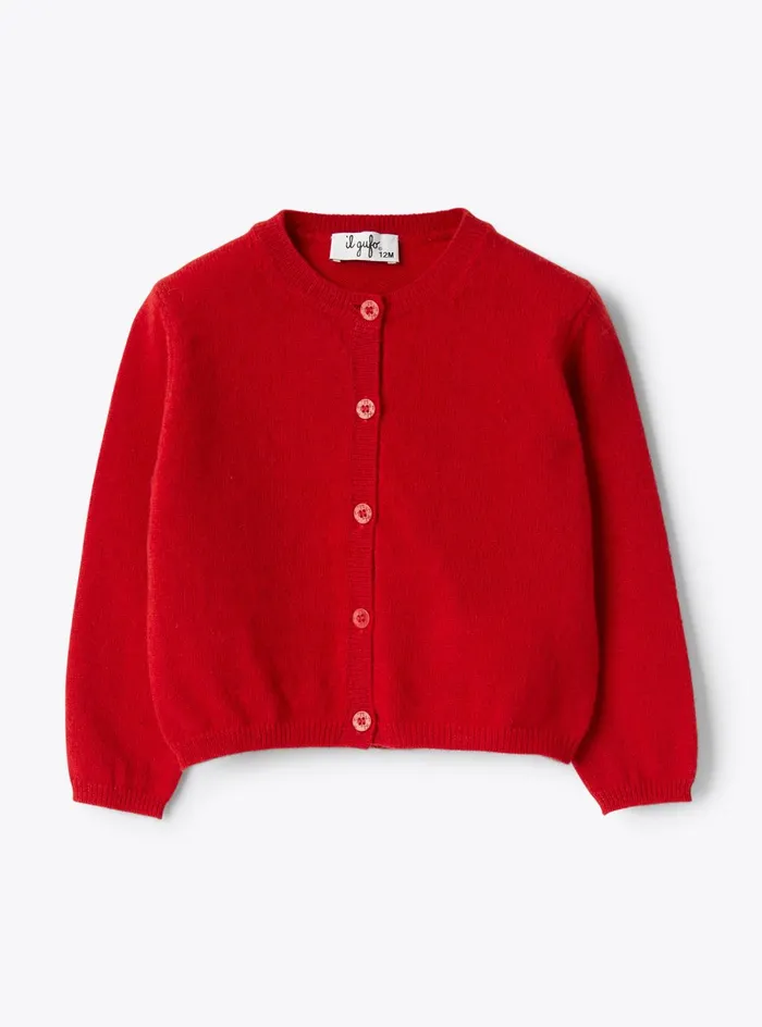 Sweatshirts And Sweaters Baby 036 Il Gufo Wool Cardigan