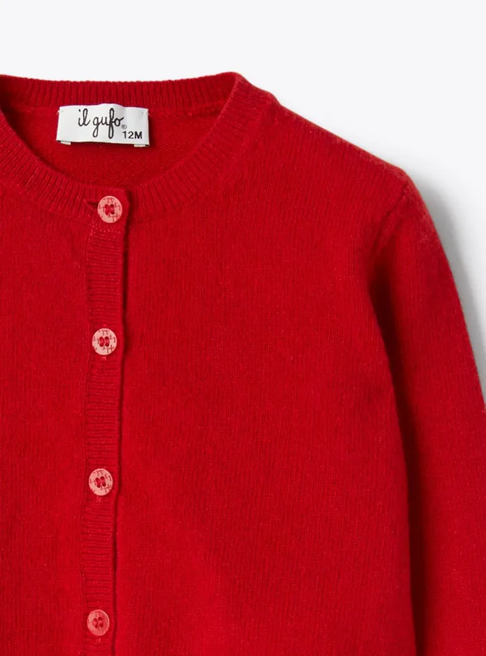 Sweatshirts And Sweaters Baby 036 Il Gufo Wool Cardigan