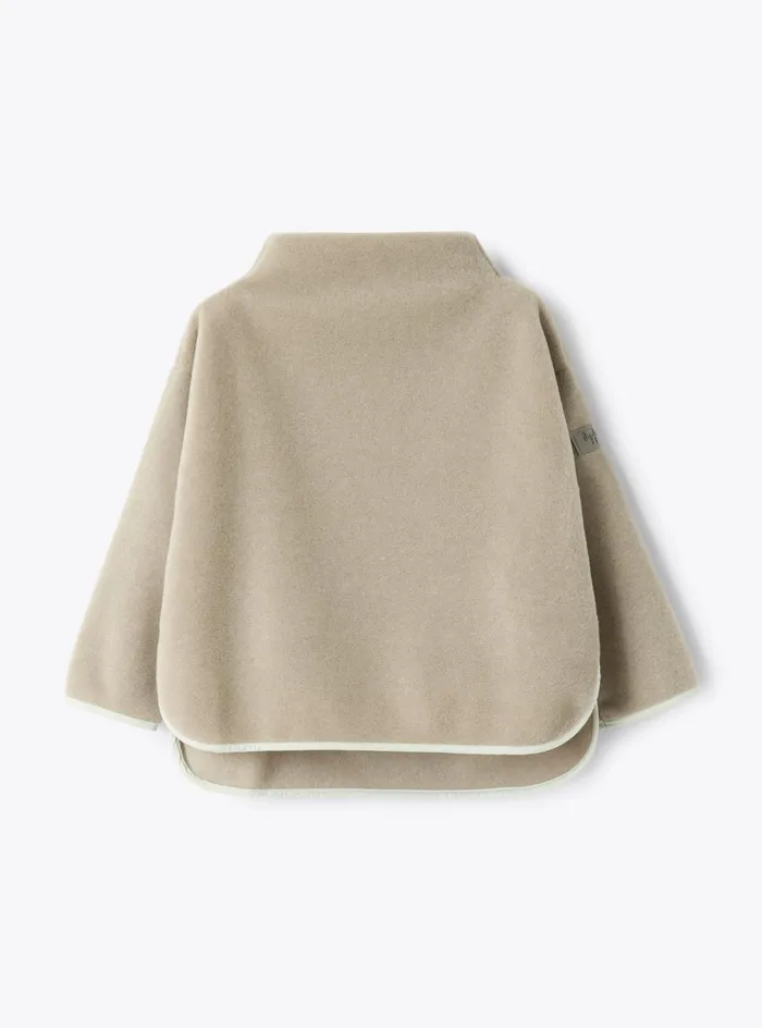 Sweatshirts Girl 216 Il Gufo Fleece Sweatshirt With High Neck