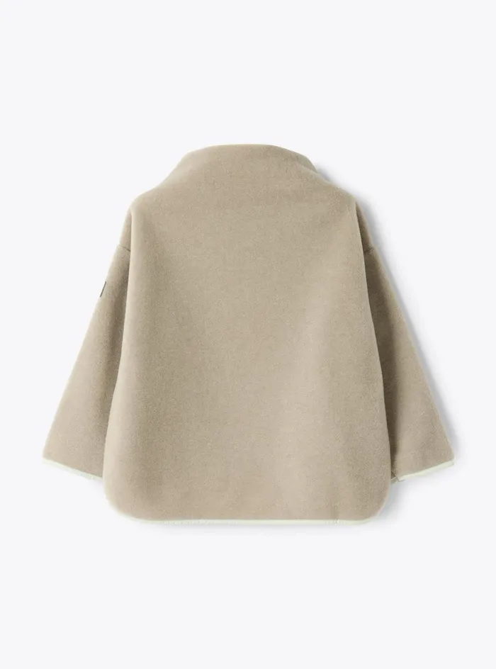 Sweatshirts Girl 216 Il Gufo Fleece Sweatshirt With High Neck