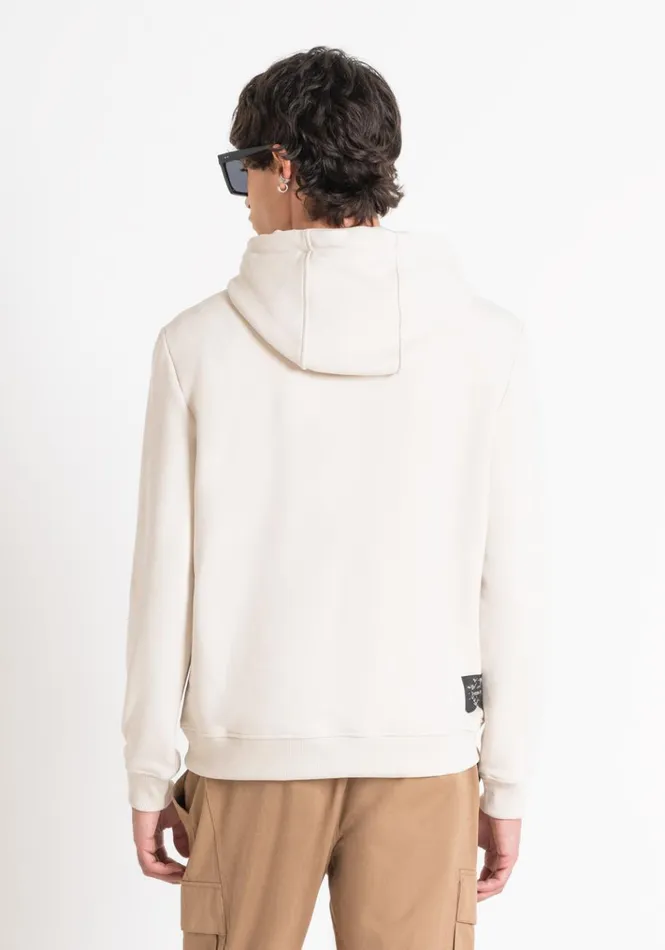 Sweatshirts Men Antony Morato Relaxed Fit Hoodie In Sustainable Fabric With Print Paper