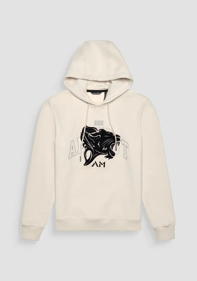Sweatshirts Men Antony Morato Relaxed Fit Hoodie In Sustainable Fabric With Print Paper