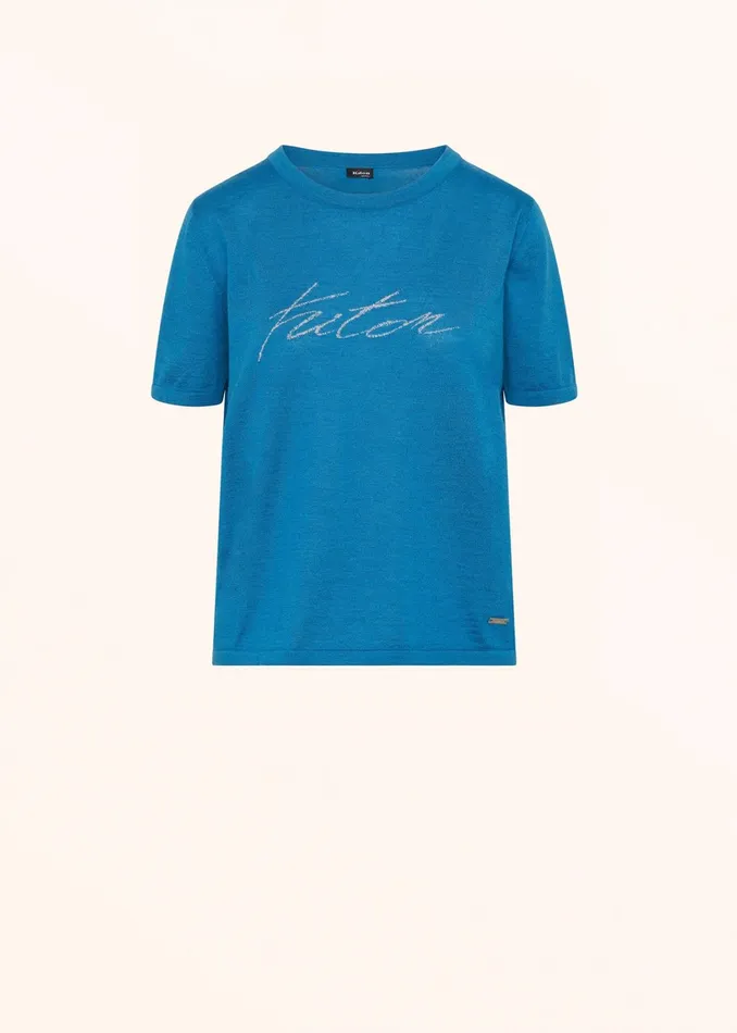 TSHIRT ROUND NECK CASHMERE Women Kiton PoloTShirts
