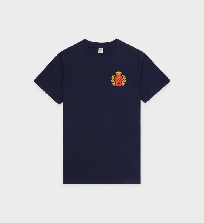 TShirts and Tops Women Sporty and Rich NY Crest TShirt 8211 NavyGold