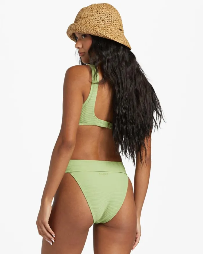 Tanlines Aruba Bikini Bottoms Palm Green Women Billabong Bikinis