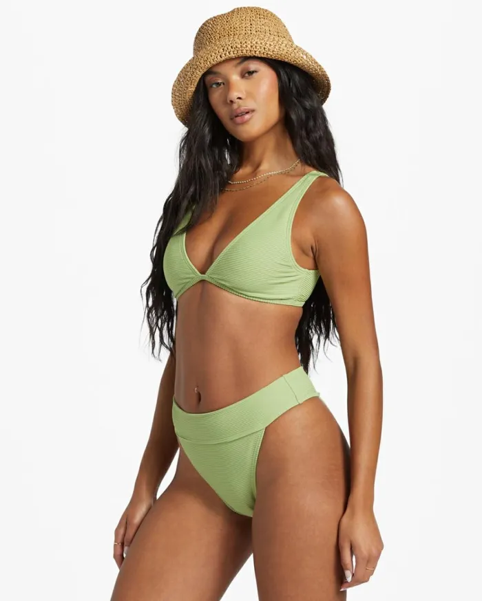 Tanlines Aruba Bikini Bottoms Palm Green Women Billabong Bikinis