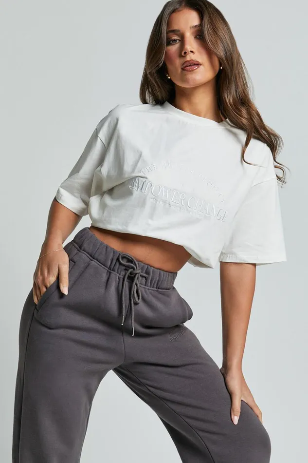 The Hunger Project X Showpo 8211 THP TShirt In White Women Showpo Activewear