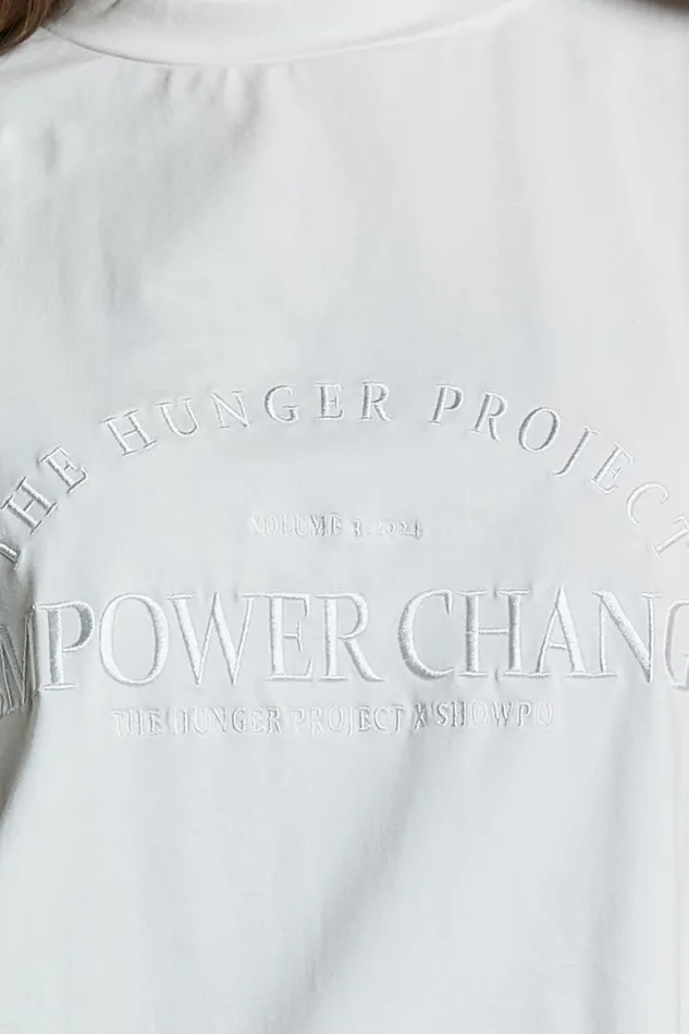 The Hunger Project X Showpo 8211 THP TShirt In White Women Showpo Activewear