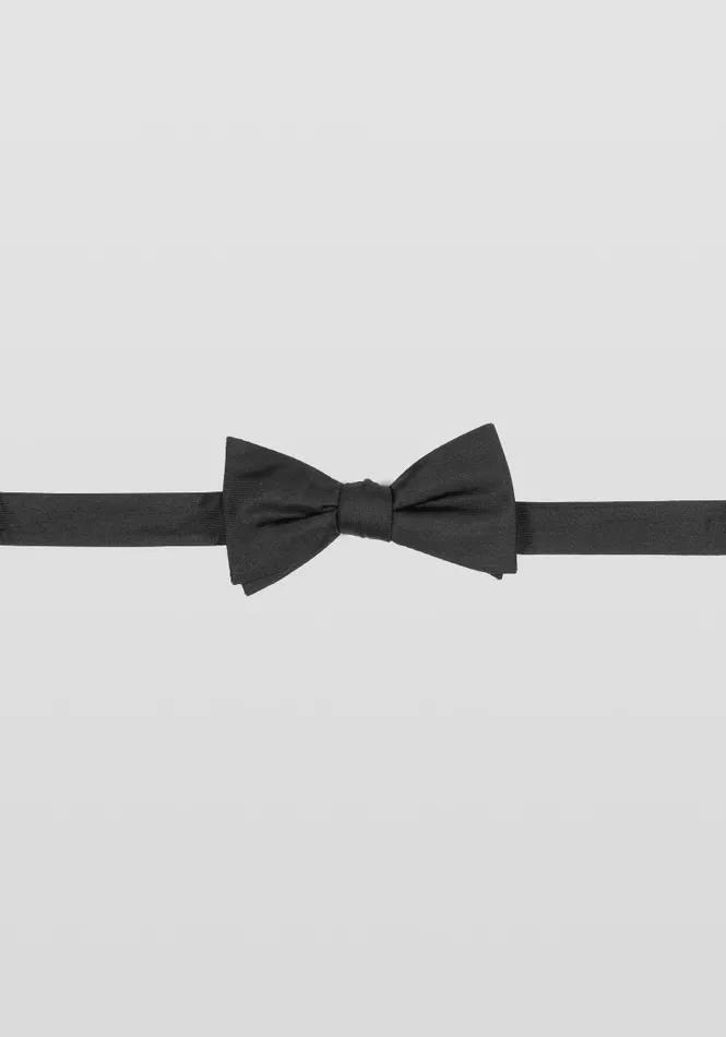 Ties And Bow Ties Men Antony Morato Silk Twill Bow Tie Black
