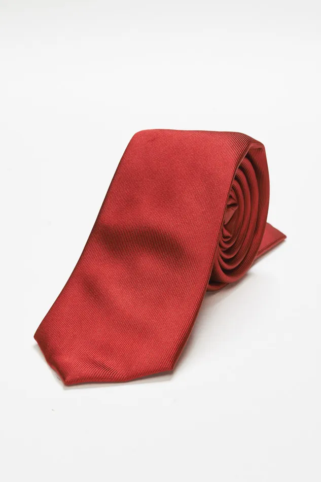 Ties And Bow Ties Men Antony Morato Tie In SolidColour Silk Scarlet