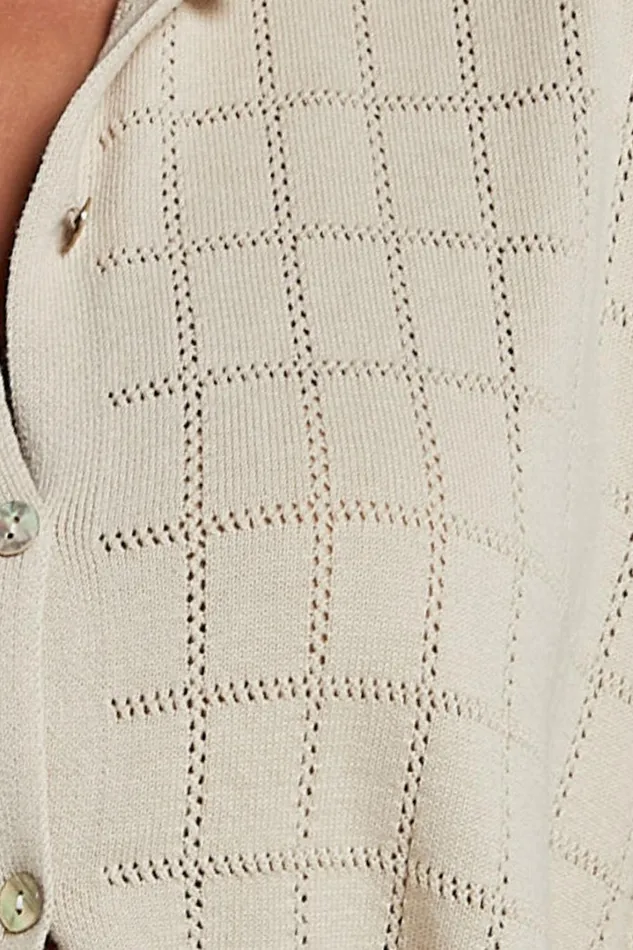 Tommy Two Piece Set 8211 Knit Button Through Top And Pants Two Piece Set In Sand Women Showpo Conscious