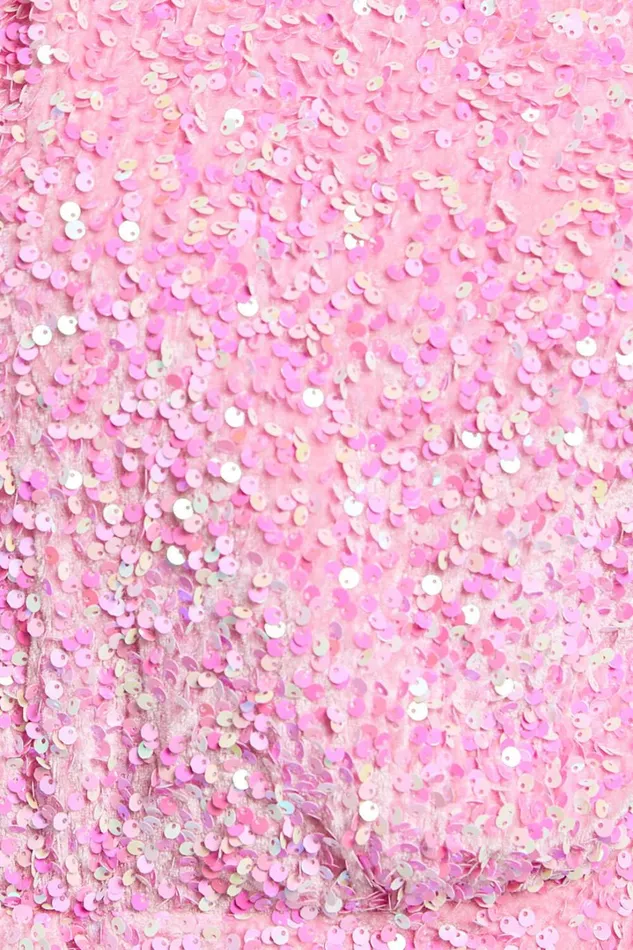 Tonya Mini Dress 8211 Sequin Drape One Shoulder Dress In Pink Women Showpo Curve Clothes