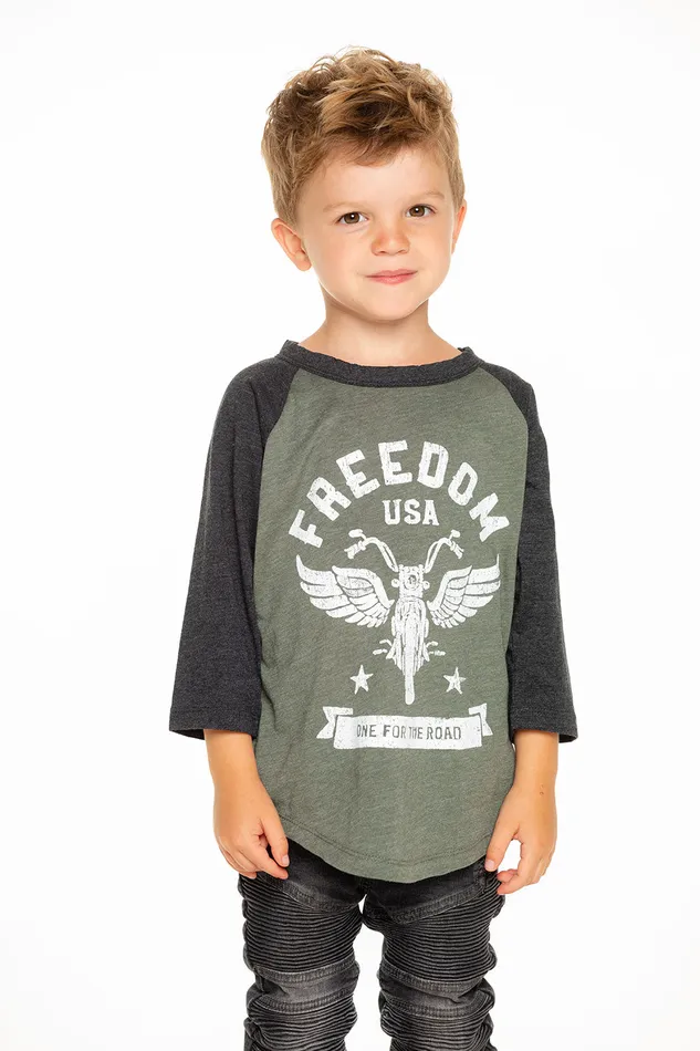 Tops Boys Freedom Baseball Tee Chaser Brand