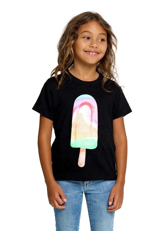 Tops Chaser Brand Girls Rainbow Popsicle