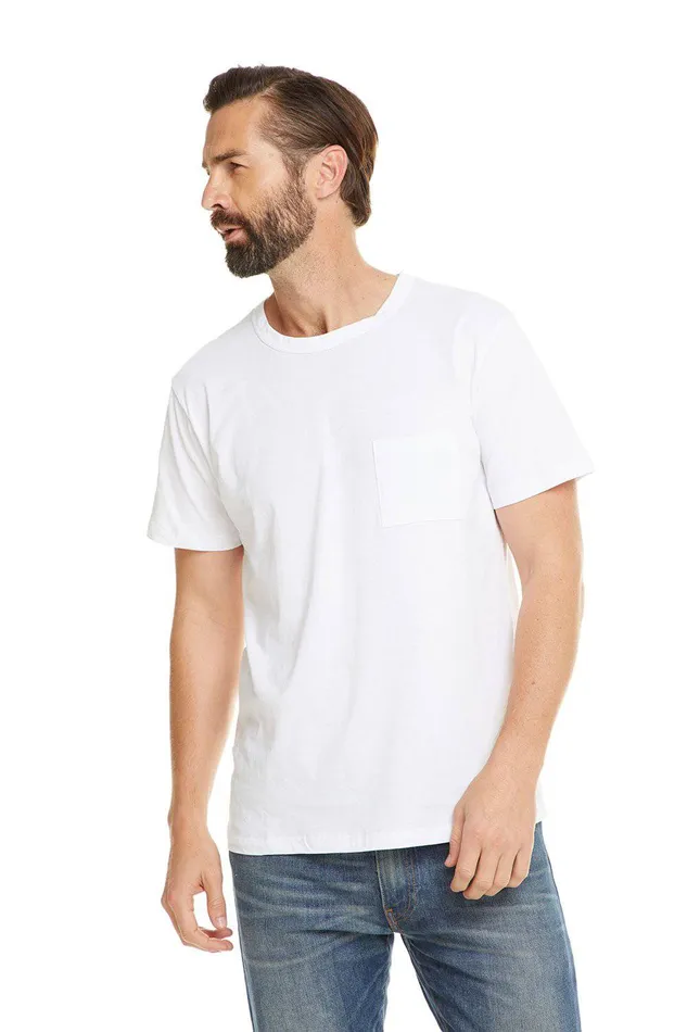 Tops Chaser Brand Mens COTTON SS POCKET TEE