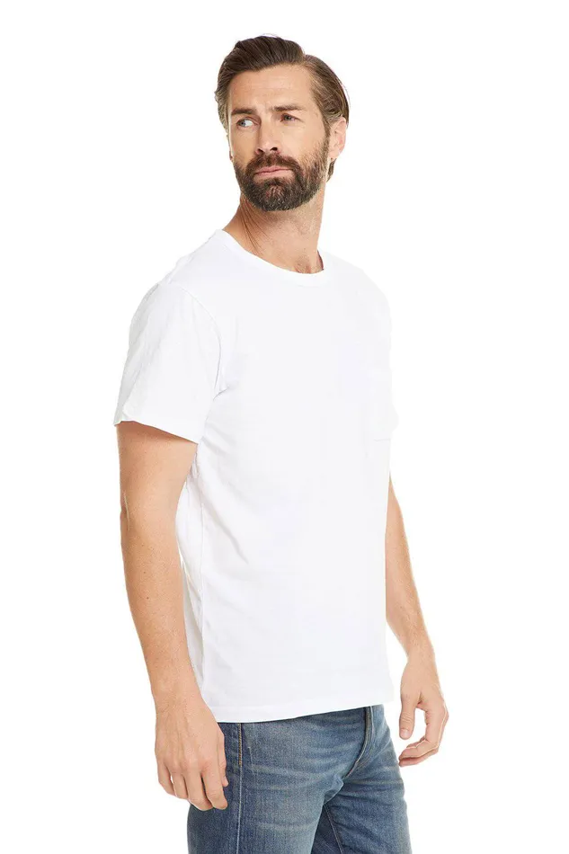 Tops Chaser Brand Mens COTTON SS POCKET TEE
