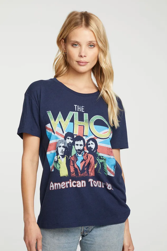Tops Chaser Brand Womens The Who American Tour 82