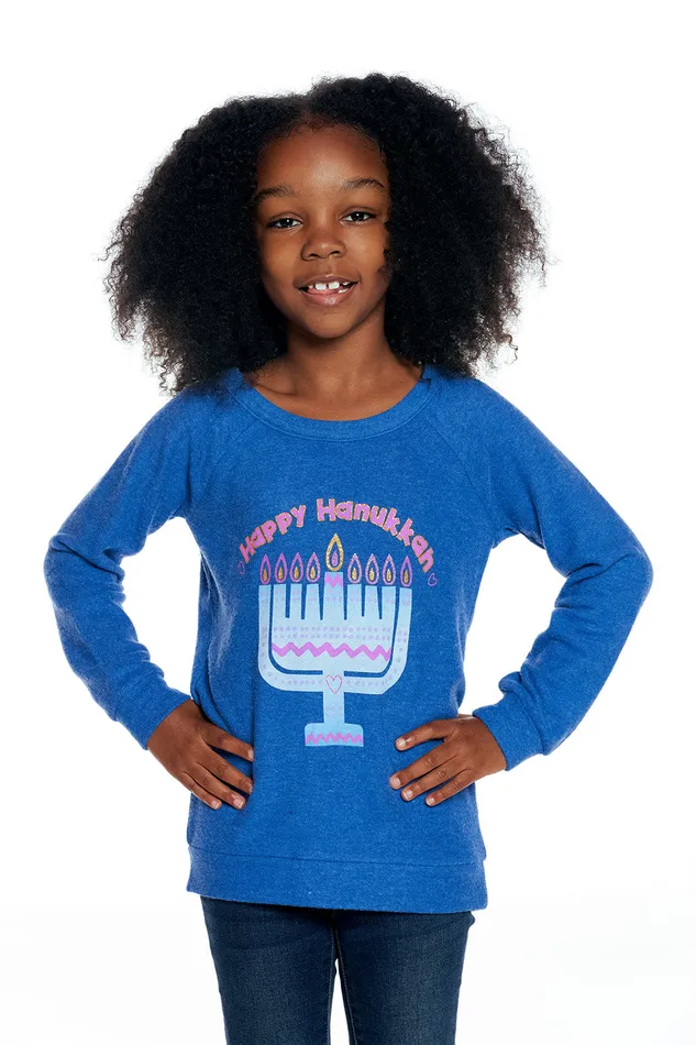 Tops Happy Hanukkah Chaser Brand Girls