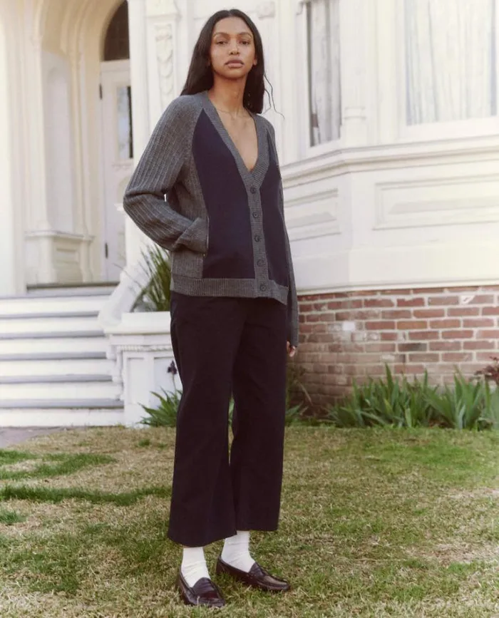 Tops Women039s The Great The Fellow Cardigan Navy