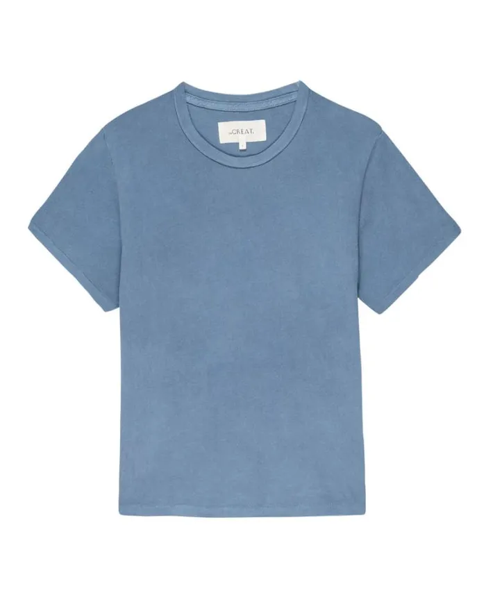 Tops Women039s The Great The Little Tee Vintage Cornflower