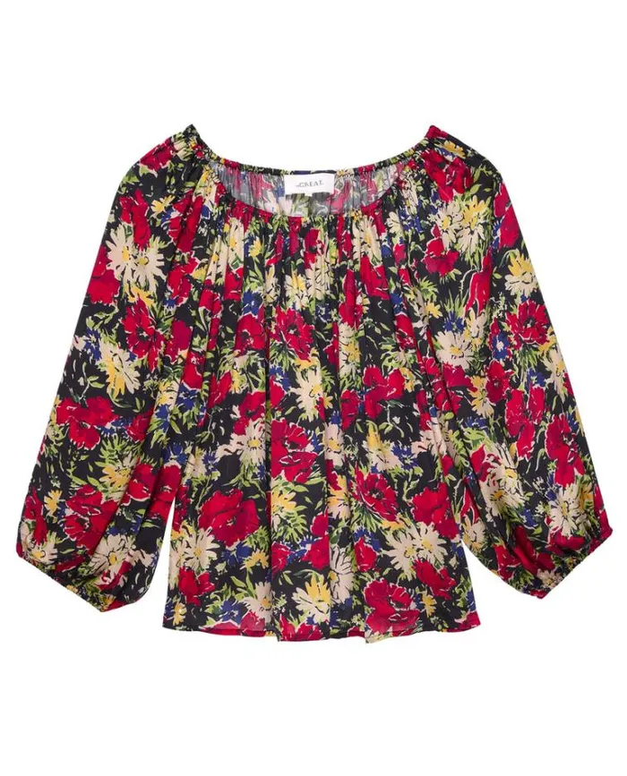 Tops Women039s The Great The Palmette Top Hidden Garden Floral