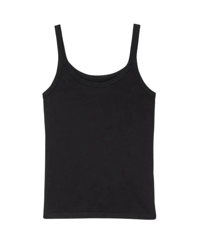 Tops Women039s The Great The Slim Tank Almost Black