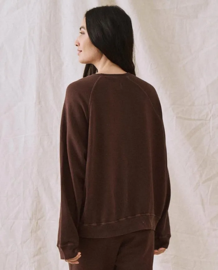 Tops Women039s The Great The Slouch Sweatshirt Toasted Walnut