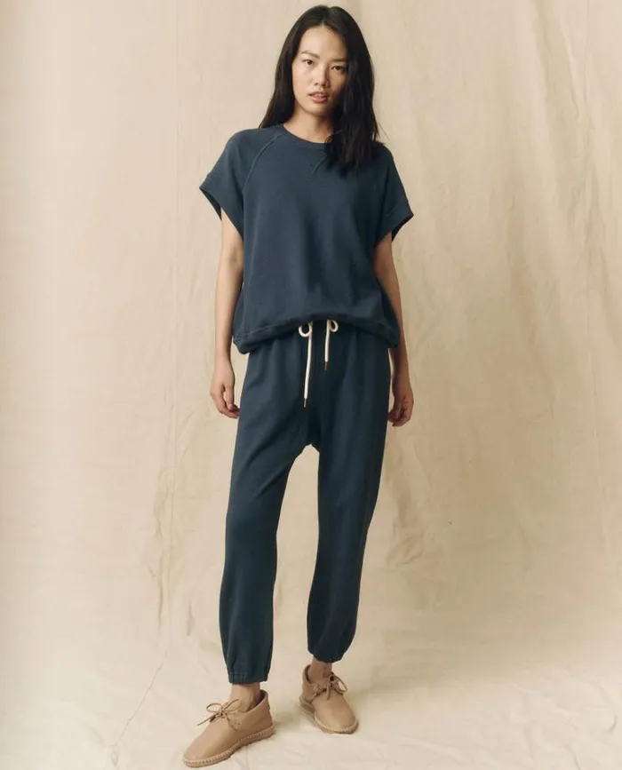 Tops Women039s The Great The Wedge Sweatshirt Nautical Navy