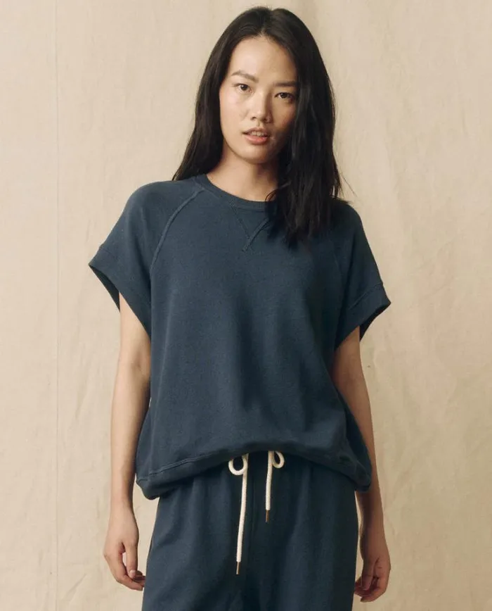 Tops Women039s The Great The Wedge Sweatshirt Nautical Navy